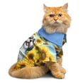 thumbnail image 4 of Shih Tzu Hello Summer Sunshine Sunflowers Spring Retro Vintage Hawaiian Summer Shirt for Small Medium Large Dog Cat Lion Dog Lover Gifts - 00008, 4 of 6