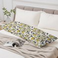 thumbnail image 6 of Lemon Birds Body Pillow Cover 20 x 54 Inch Decorative Pillow Cover Summer Tropical Botanical Lumbar Pillowcase Seasonal Rectangle Cushion Case for Couch Sofa Bed Living Room, 6 of 9