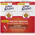 thumbnail image 2 of Little Remedies Infant Fever/Pain Liquid Dye-Free Natural Berry 2Oz Ct, 2-Pack, 2 of 7