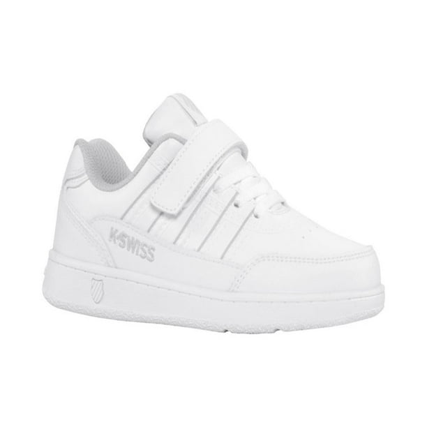 Tenis Para Niño K-Swiss T 22 Blanco Phily Velcro