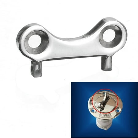 - Universal Stainless Steel Boat Deck Fill Plate Key Tool Water Fuel Gas Waste Cap
