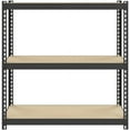 thumbnail image 4 of Lorell Narrow Steel Shelving 30" Height x 30" Width x 12" Depth - Recycled - Black - Steel - 1Each, 4 of 7