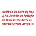 thumbnail image 2 of TREND enterprises Ready Letters Pack Combo 4 Pouces Italien - Ensemble de Décoration - 193 Pcs - Lettres, Chiffres, Marques de Ponctuation - Rouge - Papier, 2 of 3