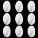 thumbnail image 1 of Juego de 10 ganchos de pared ovalados autoadhesivos, gancho de plástico blanco para colgar llaves, ropa u otras cosas pequeñas, apto para paredes secas y lisas como vidrio, mármol, cerámica, 1 of 4