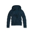 thumbnail image 1 of Classic Fitted Basic Zip Up Hoodied Sweater - Navy - Medium, 1 of 1