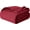 Burgundy, variant on Elegant Comfort Cotton Waffle Blanket, Lightweight All-Season Bed Blanket,Full Size 88x88 Inches, Gray
