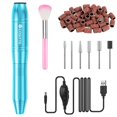 thumbnail image 1 of COSITTE Taladro de uñas eléctrico USB Taladro de uñas eléctrico para kit de uñas acrílicas Lima de uñas eléctrica portátil Herramienta de pulido Kit de manicura pedicura Efile Suministros de uñas para, 1 of 5
