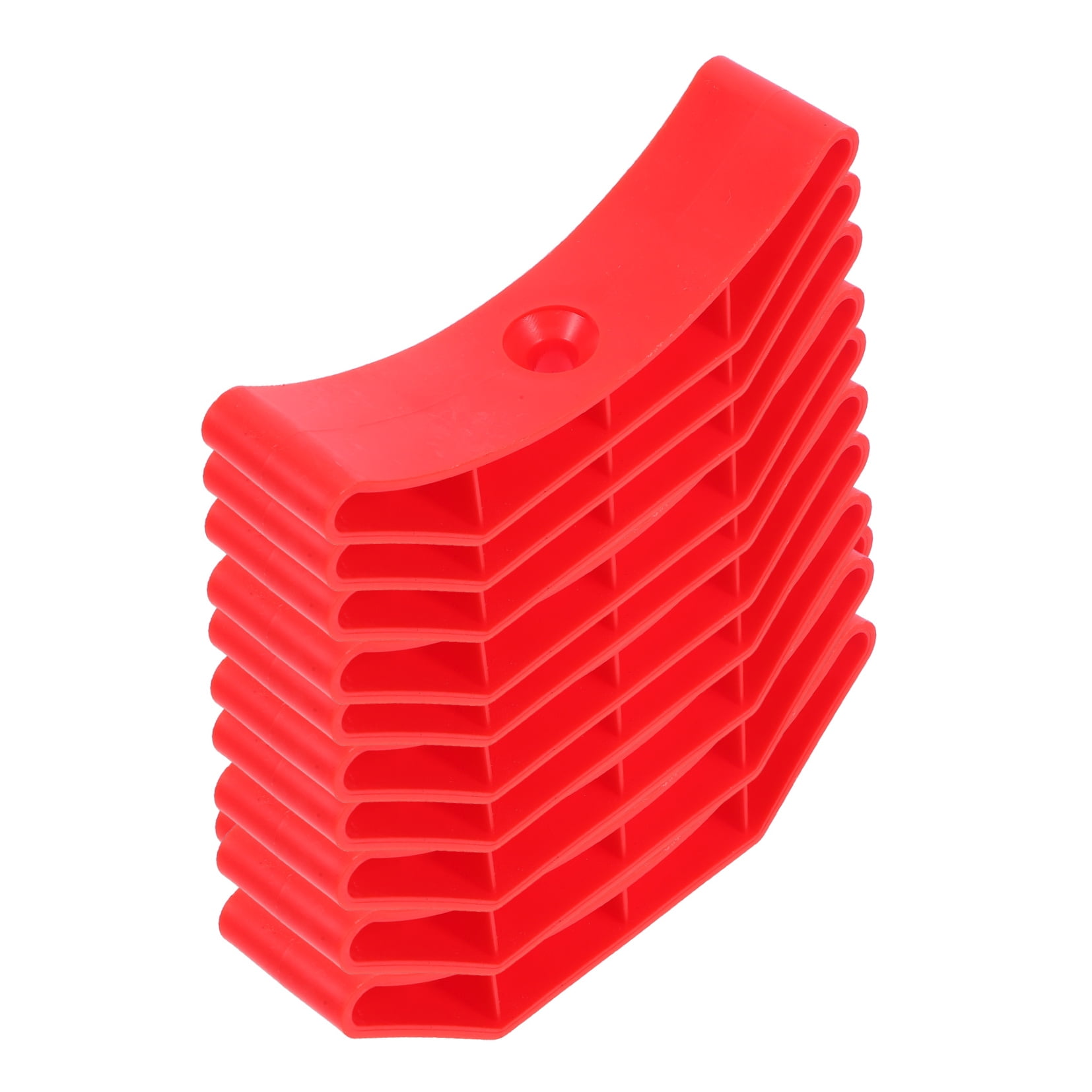 ETHZZLE 10Pcs Red Dumbbell Rack Weight Stand Lightweight Hollow Design Portable for Home Use