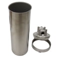 thumbnail image 6 of Heavy-duty Water Filter Housing Corrosion-resistant 304 Stainless Steel for 10"L Cartridges 1/2"NPT w/Bracket and Wrench Pin, 6 of 10
