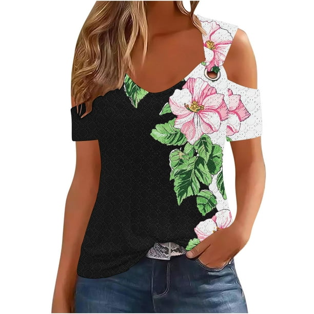 Usted Es Más Que una Camisa de Puntuación de Prueba sin Posicionamiento Impreso Cuello en V Top Suelto, Blusa Sexy Casual de Poliéster, Lavado de Manos