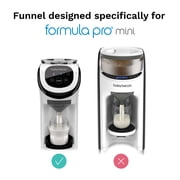 Baby Brezza Formula Pro Mini Replacement Funnel & Cover, Grey