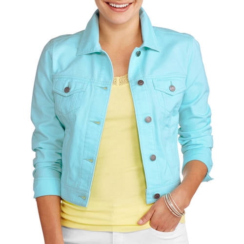 plus size yellow jean jacket
