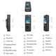 thumbnail image 3 of Seitruly Mini cámara Wifi con batería de litio incorporada de 1000 mAh hasta compatible con expansión de tarjeta de 256 GBTF Relojes inteligentes, 3 of 6