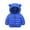 Blue, variant on Erwazi Toddler Girls Boys Down Jacket Baby Down Coat Hooded Warm Windproof Cute Lightweight Outerwear for Little Kid