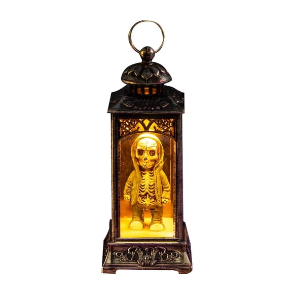 TIELUTT Lumière de Bougie Sans Flamme à Piles LED Squelette pour Fête Bar & Ampoules d'Ornement de Noël en Verre Décorations de Noël Ornements de Noël Ensembles de Décorations de Noël E Ornement
