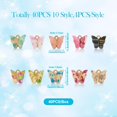 thumbnail image 4 of TRAHOO-Acrylic Butterfly Pendants Colorful Butterfly Acrylic Charms Flying Insect Dangle Charms for DIY Earring Bracelet Necklace Key Chain Jewelry Making Crafts, 4 of 4