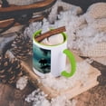thumbnail image 5 of 3dRose, Florida, Crystal River. Florida Manatees - US10 RJA0014 - Rebecca Jackrel, 15oz Two-Tone Green Mug, 5 of 7