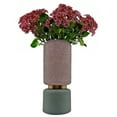thumbnail image 6 of Bergamo Art 12 Inch Tall Modern Ceramic Flower Vase in Pink, 6 of 7
