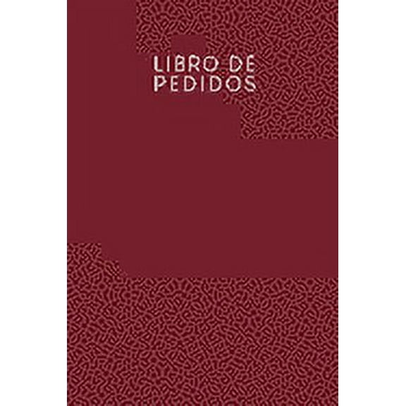 Libro de pedidos: Entrada de pedidos de venta, práctico para que lo rellenes - Diseño: Rojo (Paperback)