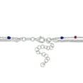 thumbnail image 2 of Miabella Collier à Double Rang avec Perles Multicolores en Argent Sterling, 2 of 5