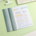 thumbnail image 6 of Drawbar Book Covers Folder Pressboard Covers Report Binder File Document Binder Document Organizers Clear Book Covers, 6 of 8
