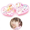 thumbnail image 3 of 7Pairs Creative Lovely Acrylic Earrings Clip-On No Pierced Design For Children Girls Gift, 3 of 5