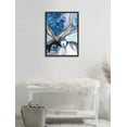thumbnail image 5 of Kate and Laurel Sylvie Colorful Majestic Reindeer In Snow Framed Canvas Wall Art by Rachel Christopoulos, 18x24 Gray, Winter Christmas Reindeer Art for Wall, 5 of 6