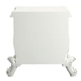thumbnail image 4 of Nightstand with Ornate Floral Accent and 3 Drawers, Antique White, 4 of 6