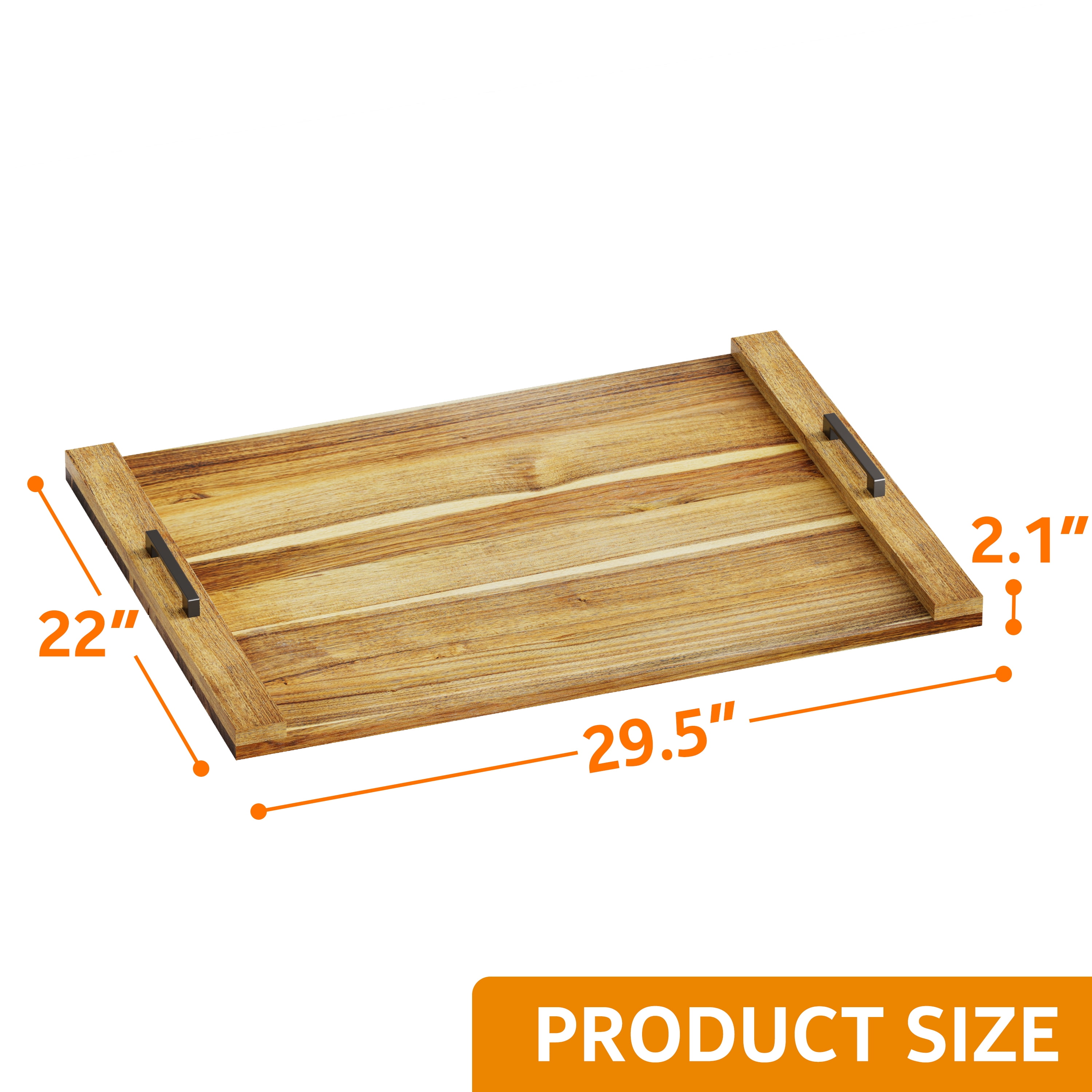 SpaceAid Noodle Board Stove Kitchen Cover with Handles, Stove Top Covers Cover, Natural Acacia