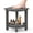 GRAY, variant on HDPE Corner Shower Stool, Waterproof Bathroom Shower Seat with Storage Shelf, Space-Saving Bath Stool for Shaving Legs & Everyday Use, Gray