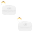 thumbnail image 4 of Matsuzay 1/3/6 Uds luz de noche luz de inducción automática pasillo de casa lámpara de noche armario 4,5 V 0,5 W Blanco cálido PC 1 2piezas Matsuzay CBP260442, 4 of 6