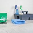 thumbnail image 4 of Restaurantware-Clean Tek Professionnel 25,2 x 16,9 Pouces Chiffons en Chamois, 20 Serviettes en Microfibre Réutilisables - Tube de Rangement Inclus, Absorbant, Chiffons de Nettoyage en Microfibre PVA Bleue, pour Fenêtres Ou Voitures, 4 of 8