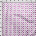 thumbnail image 4 of oneOone Cotton Cambric Fuschia Pink Fabric Writing Love Sewing Fabric By The Yard Printed Diy Clothing Sewing Supplies 42 Inch Wide, 4 of 4