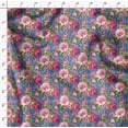 thumbnail image 4 of Soimoi Poly Georgette Fabric Leaves & Peony Floral Print Sewing Fabric Yard 42 Inch Wide, 4 of 5