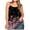 Pink summer tops for women, variant on USSUMA Plus Womens Tops Dressy Casual Sleeveless Round Neck Women's Shirts and Blouses Plus Size Spaghetti Strap Camis T-Shirts for Women Trendy Flowy Floral Print Tunic Top Summer Beach
