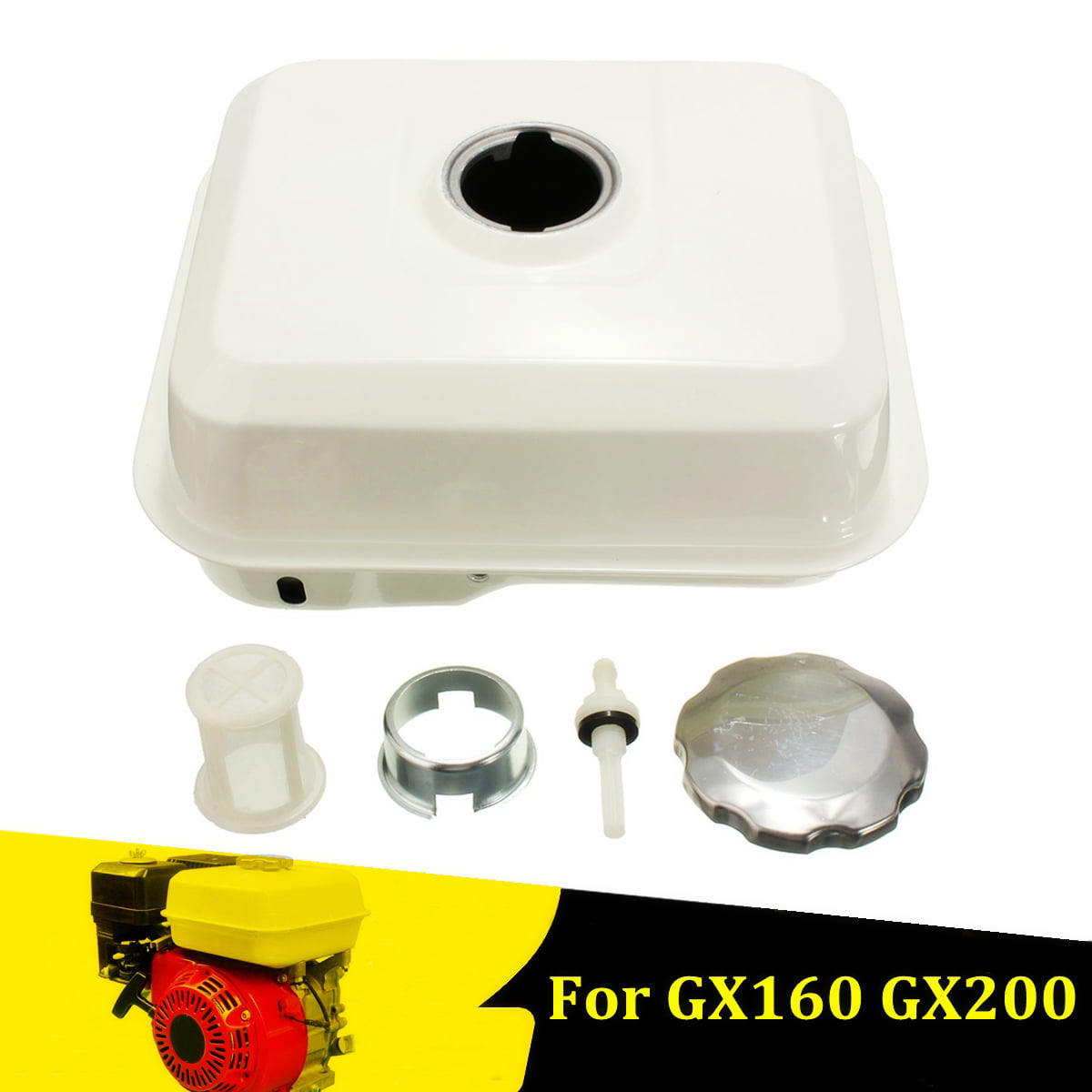 Gas Tanks For GX160 5.5HP GX200 Engine With Gas Cap Fuel Filter 