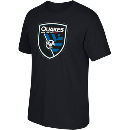 MLS San Jose Earthquakes Mens Oversized Logo Short Sleeve