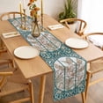 thumbnail image 3 of Table Runner 90 Inches Long for Kitchen Dining, Butterflies Flower Dresser Scarf Farmhouse, Dining Table Decorations for Wedding/Parties, Spring Vintage Animal Floral Plant 13 x 90 In, 3 of 8
