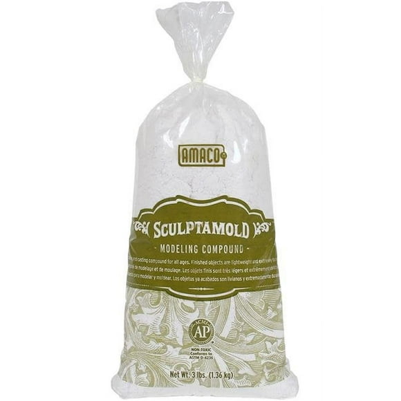 American Art Clay AMA41821C-2 3 lbs Sculptamold Bag - 2 Each