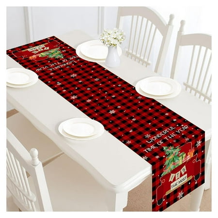 

Christmas Table Runner Simple Modern And Simple Table Runner Table Runner Is Used To Decorate The Table Bunting Cloth For Home Fashion Decoration I 30*182cm