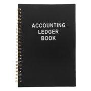 UPGRATOR Income and Expense Tracker Black Accounting Book for Home and Business Use
