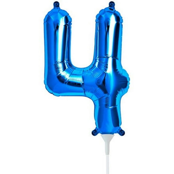 Partypro 00456-01 Inflatable Number Blue Mylar 4