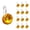 Gold, variant on Kiibsot 12 Pcs Bling Rhinestones Shower Curtain Hooks Bathroom Rolling Hooks