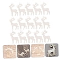 thumbnail image 5 of FRCOLOR Reindeer Wood Cutout Beige Wood Piece for DIY Painting Projects 15pcs, 5 of 8