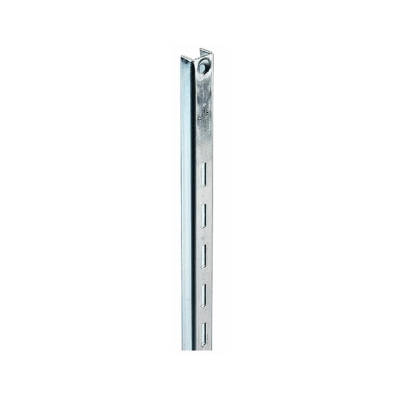 Knape & Vogt Black Steel Regular Duty Bracket 16 Ga. 48 in. L 320 lb — Standard Mounting Hardware, Drop-In Replacement