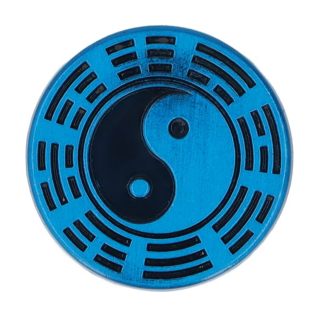 Slider Haptic Coin, Funny Mellow Unique Pattern Metal Magnetic Haptic Coin For Adult For Office Work Blue,Red