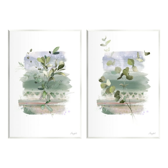 Stupell Industries Modern Botanical Sprigs Botanical & Floral Painting Unframed Art Print Wall Art, 10 x 15