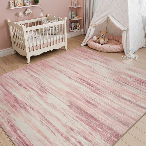 SIXHOME 4'x6' Area Rugs for Living Room Washable Rugs Modern Abstract Colorful Carpet Rugs for Bedroom Dinning Room Office Contemporary Home Decor Velvet Silk Rug