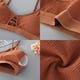 thumbnail image 5 of Minnieouse Sujetador de correa fina copa de tres esquinas sin costuras ahueca hacia fuera sujetadores suaves transpirable sin costura Bralette Type6 NO6, 5 of 6