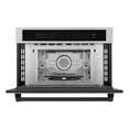 thumbnail image 2 of ZLINE Autograph Edition 30 1.6 cu ft. Built-in Convection Microwave Oven in Stainless Steel and Matte Black Accents, 2 of 5